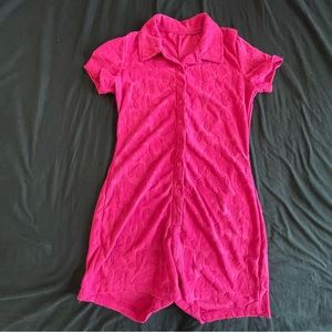 Trendy pink jump suit 💖